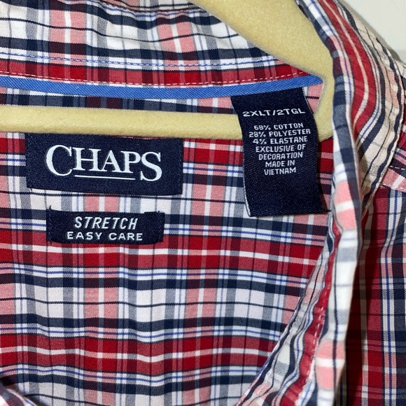 Chaps Ralph Lauren Other - Chaps Red and Blue Casual Button Down Shirt‎